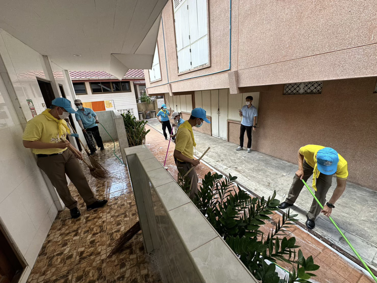 กิจกรรมจิตอาสาเฉพาะกิจประจำเดือนกุมภาพันธ์ 2568 หน่วยรับผิดชอบสน.ปทุมวันบก.น.6 